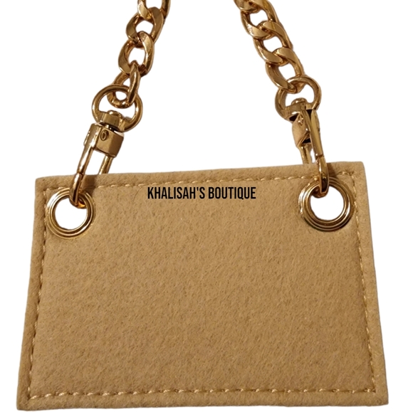 WOC Conversion Kit 4 Variety Gold CHAINS STRAP REPLACEMENT FOR Chanel, YSL, & LV - Picture 4 of 8